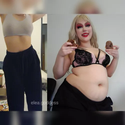 I don't even notice how much I'm eating in these stretchy pants