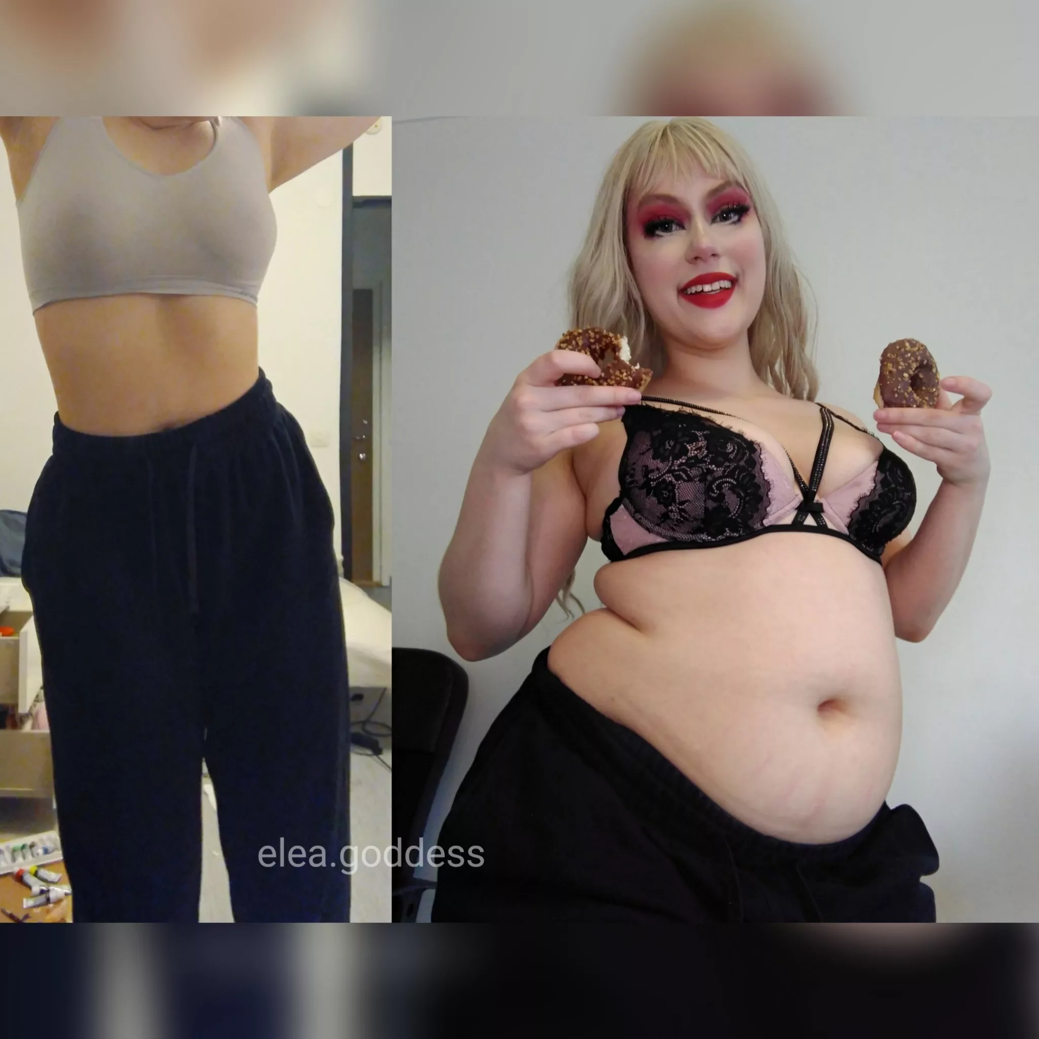 I don't even notice how much I'm eating in these stretchy pants