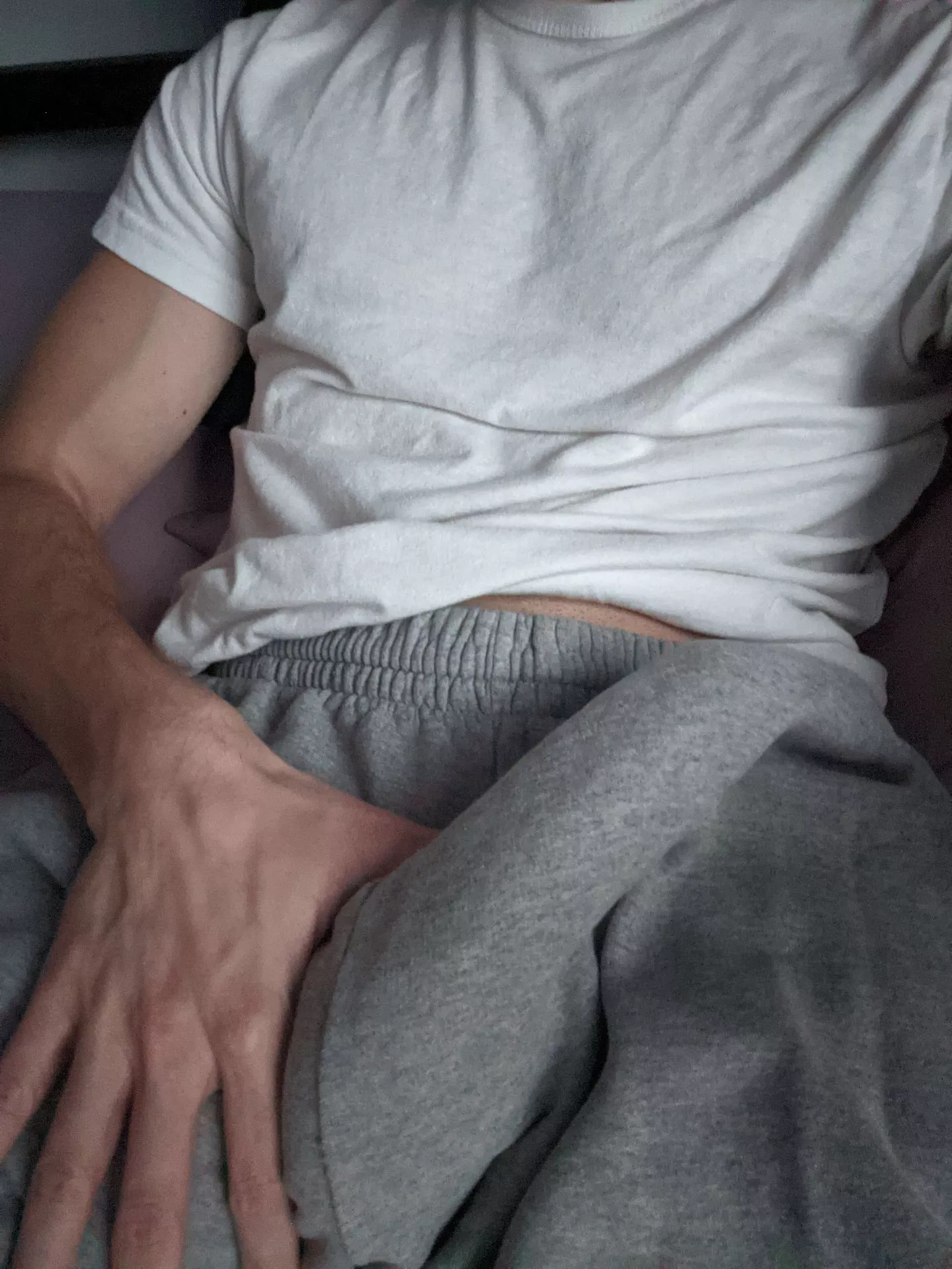 Is it obvious I'm hard?