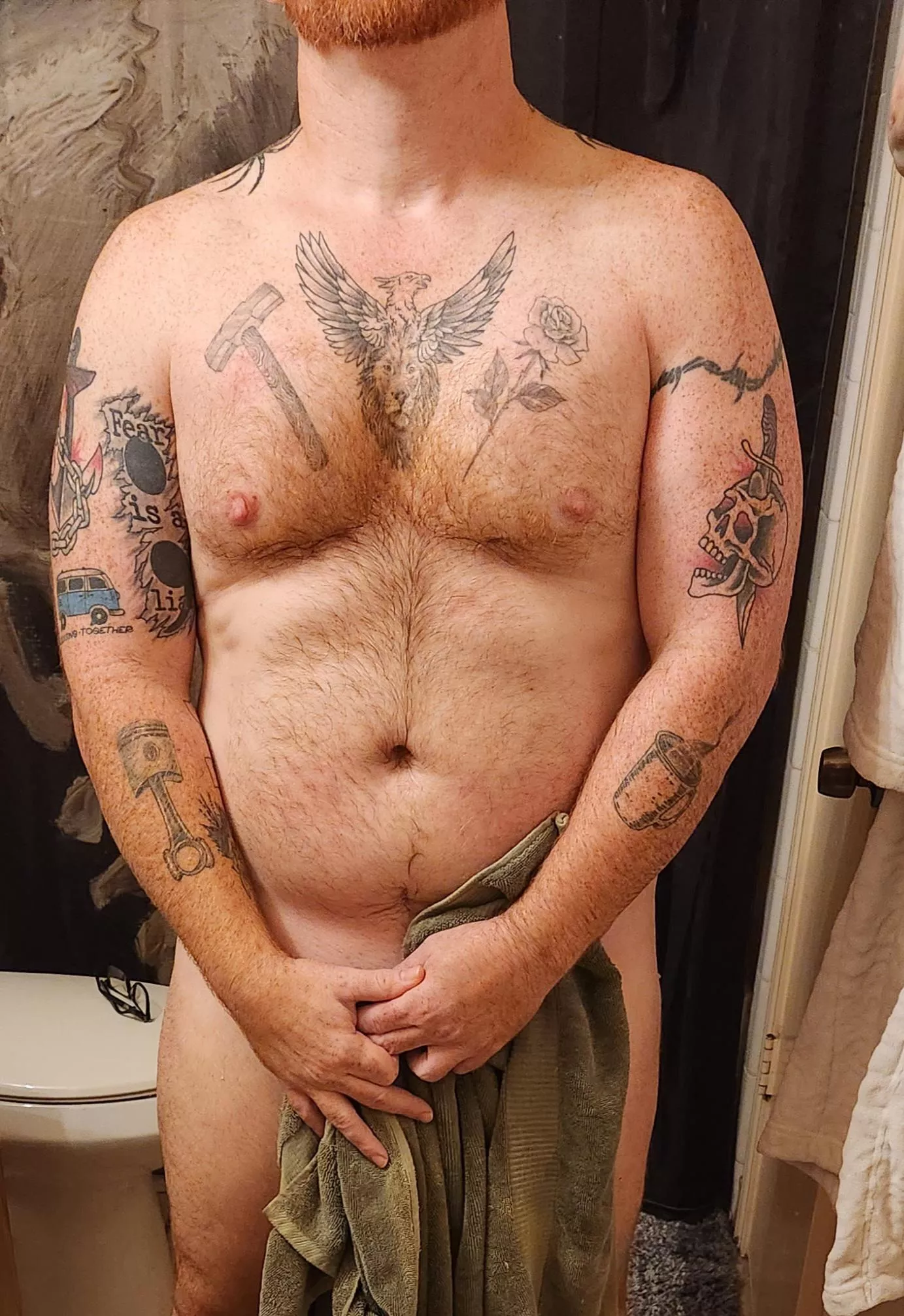 Just outta the shower 🚿