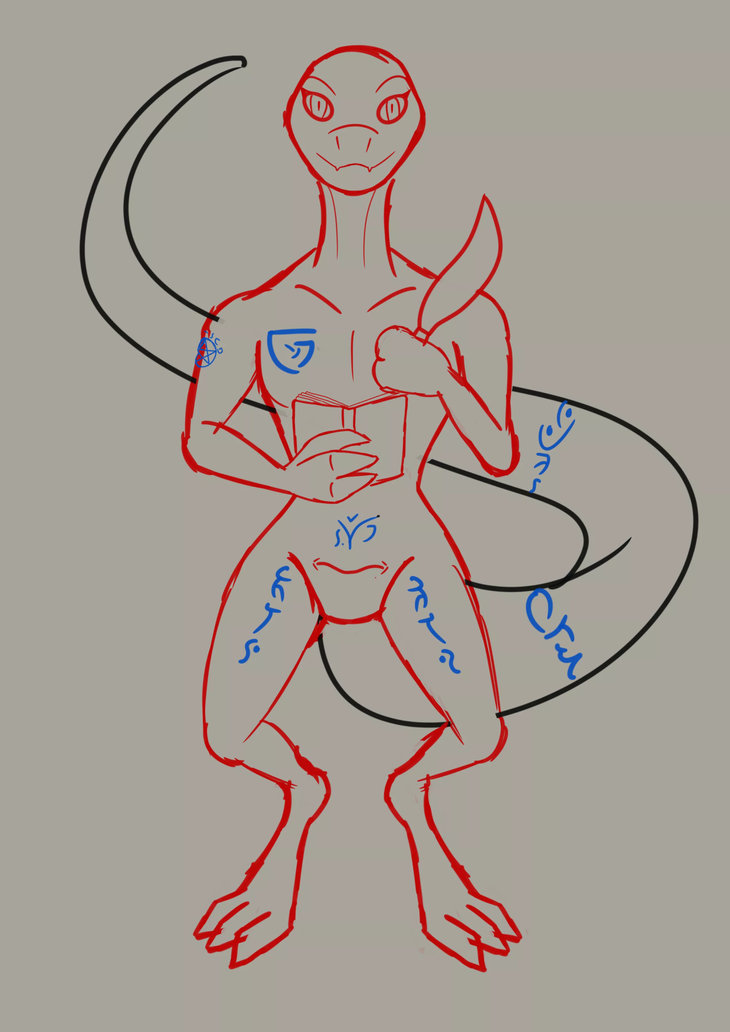 namless lizardfolf wizard WIP[f] (NEWTYPE89)