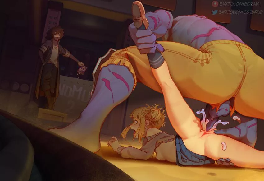 No wonder he’s so mad. She bit his balls! (Credit- Bartolomeobari)