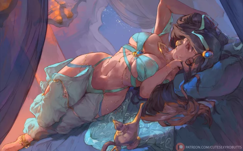 Princess Jasmine (Cutesexyrobutts) [Aladdin]