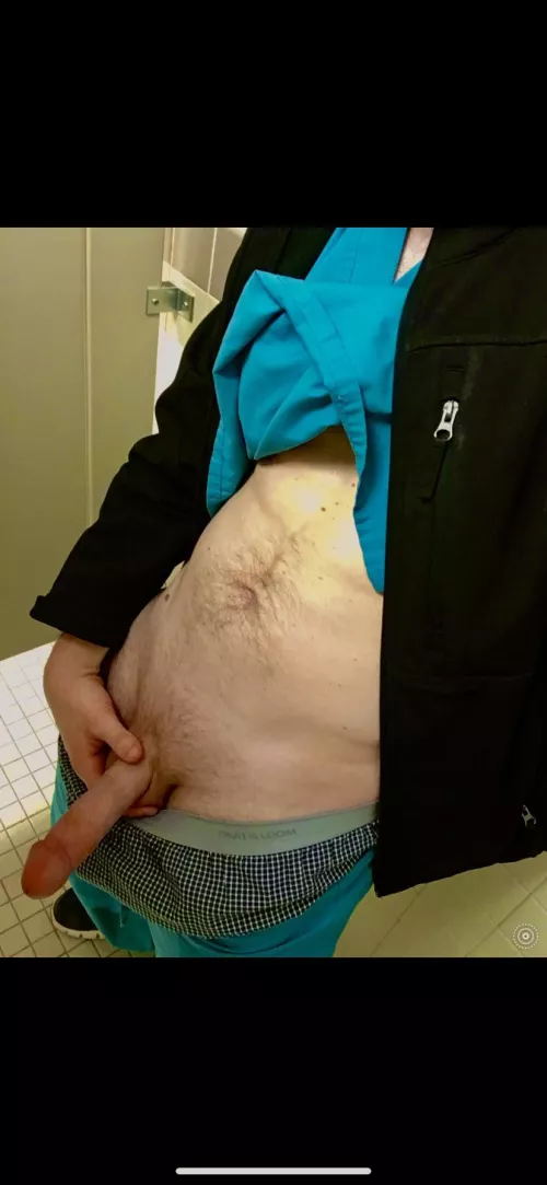 Scrubs are the worst for hiding this