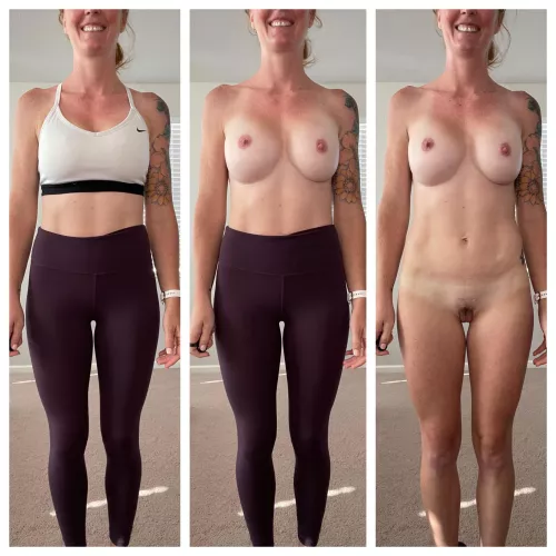 The MILF at the gym wants you to know what’s underneath. (F33)