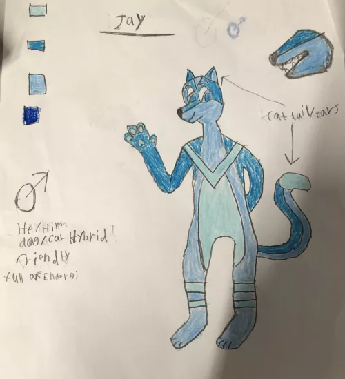 This is my first fursona What do u Think