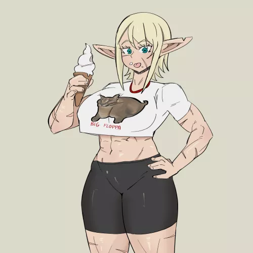 Bulking Season [Elf-san Wa Yaserarenai] (@tomboy_addict_)