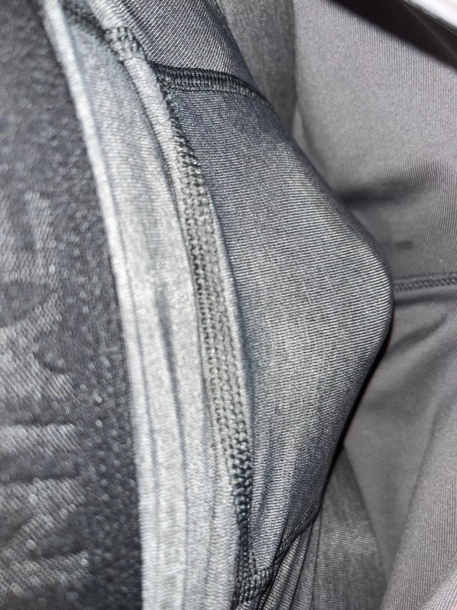 Close up look in my shorts after I hit the gym, would you take a peek?