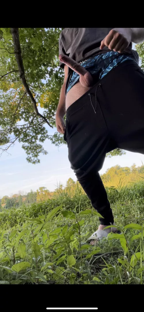 Had a lil fun on my hike earlier;) got the video if you want it 😋