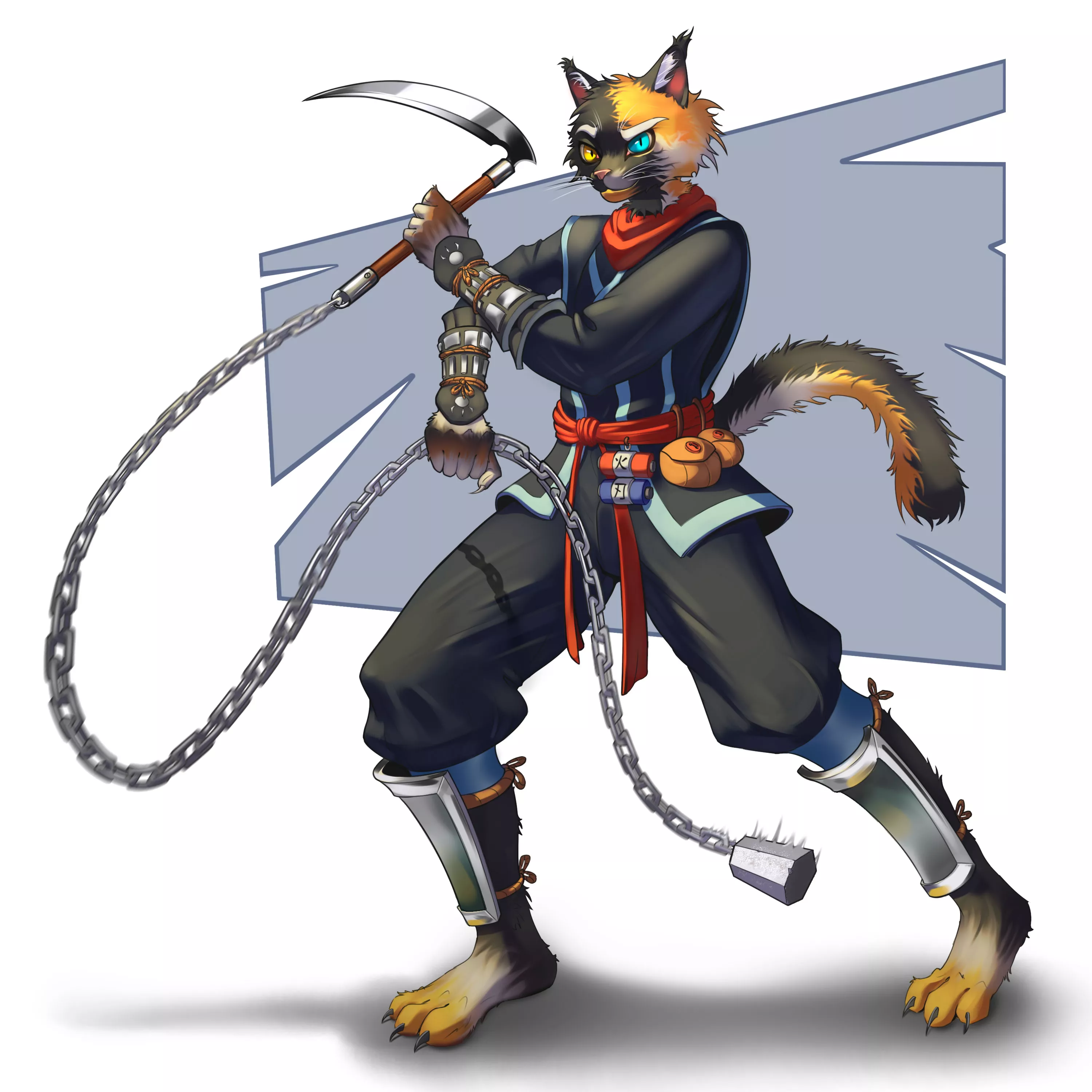 Hey!! Do you want your Fursona as a Ninja? This is the last piece I made, really liked the result :D