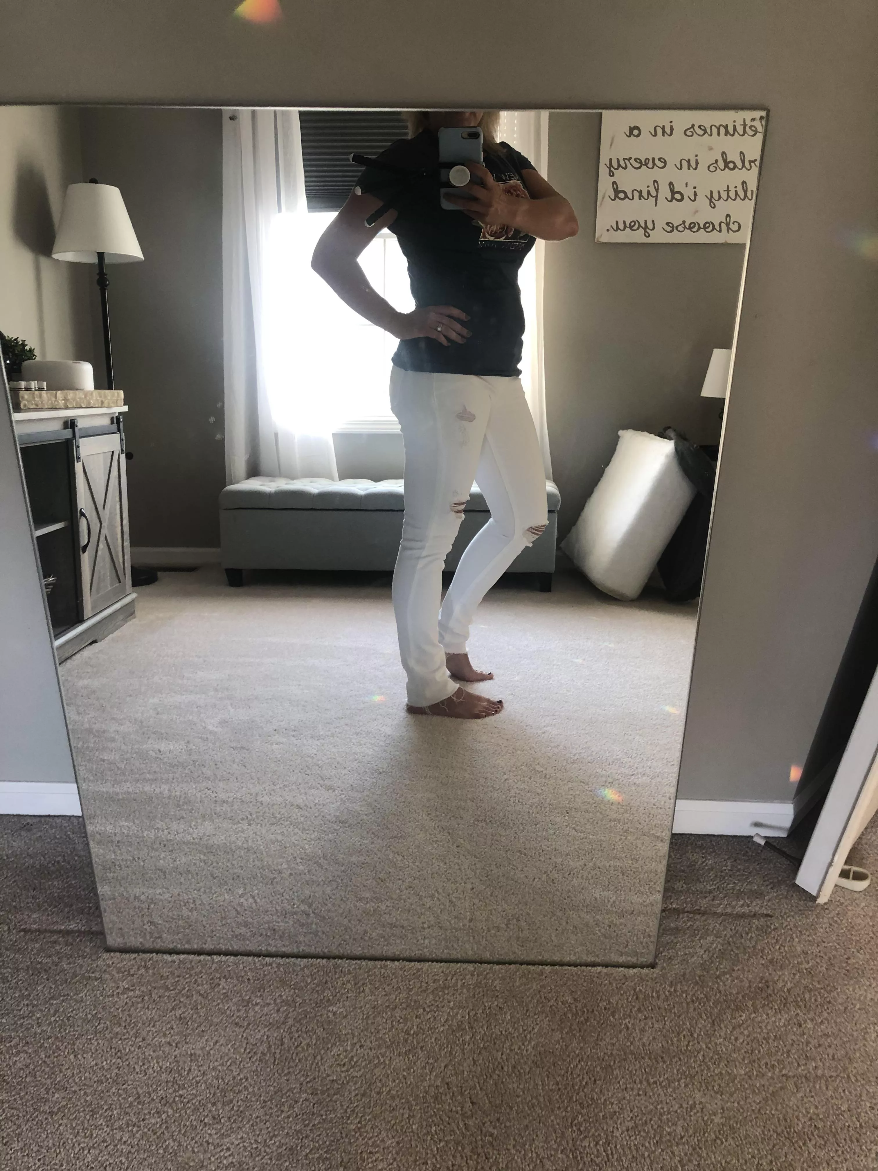 it was too cold today. I needed to change 🤭