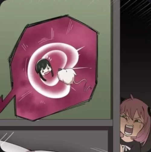 LF color source: Spy X Family, Yor Forger, Bond Forger, Anya Forger, black hair, pink hair