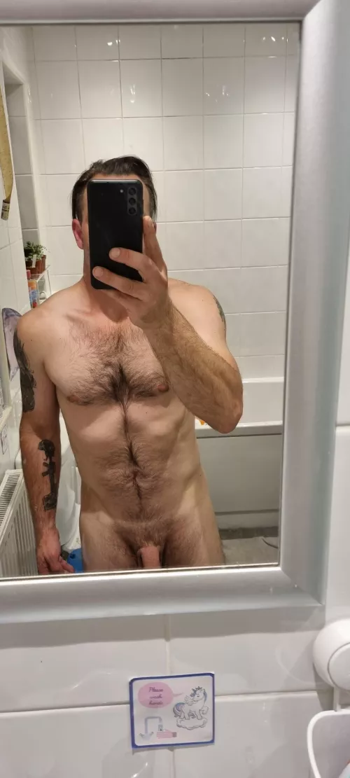 (M) about to jump in the shower, who wants to join me?