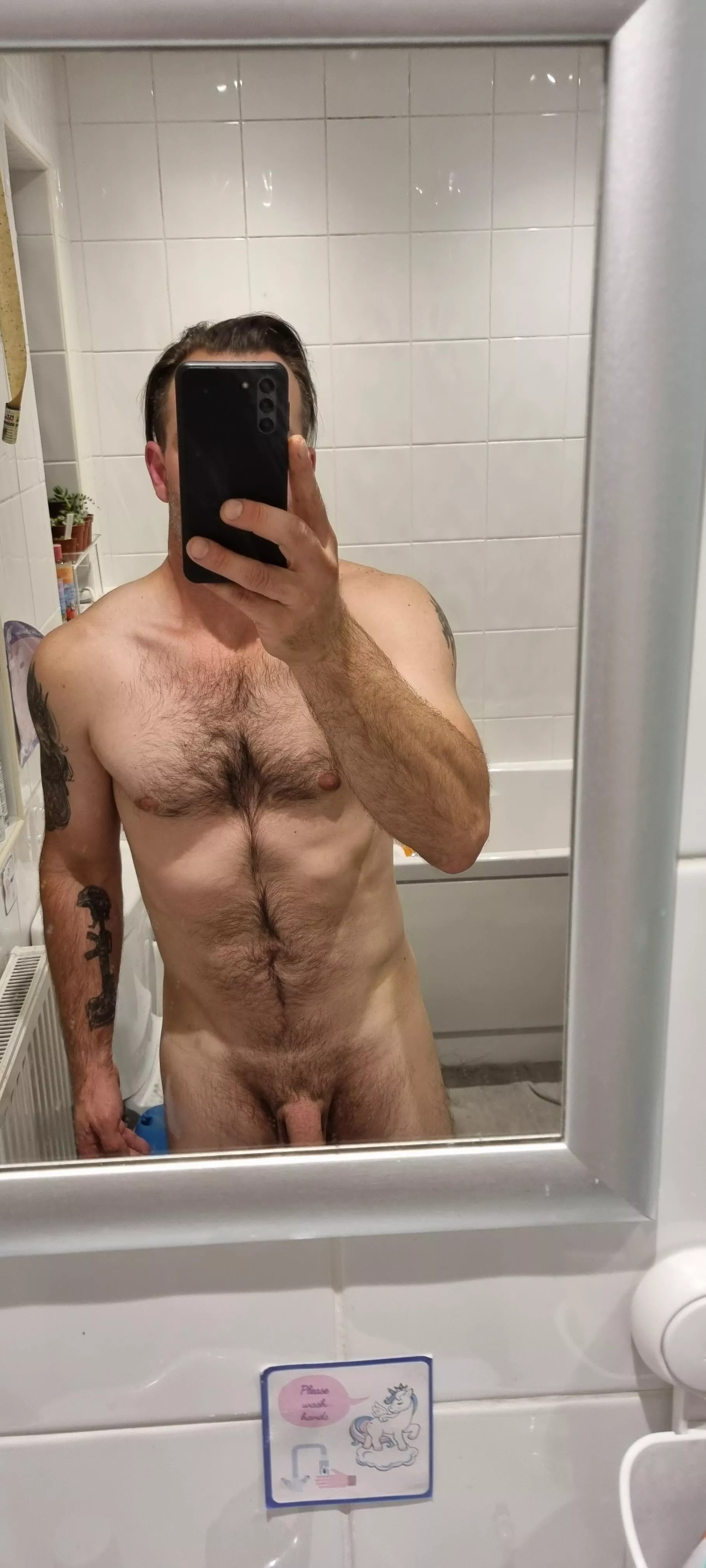 (M) about to jump in the shower, who wants to join me?