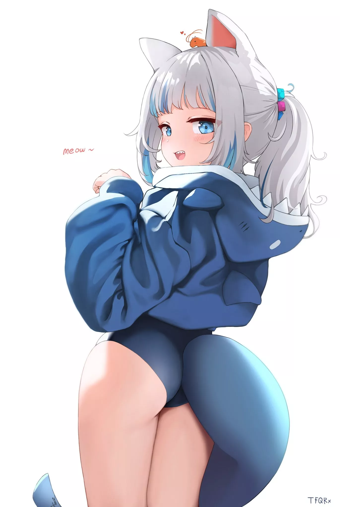 Meow~ Cat Shark Gura