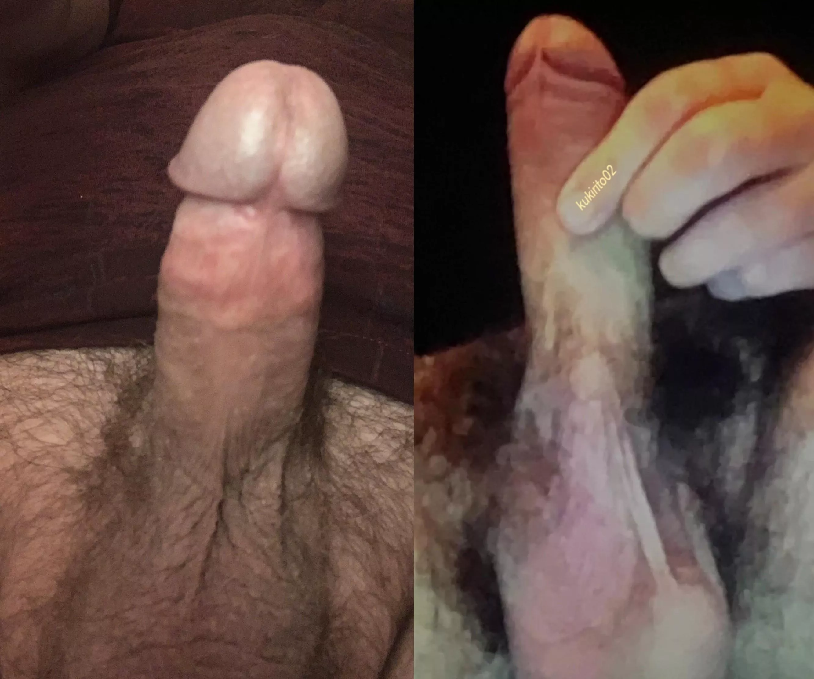 My buddy wanted to compare. I think he’s bigger.