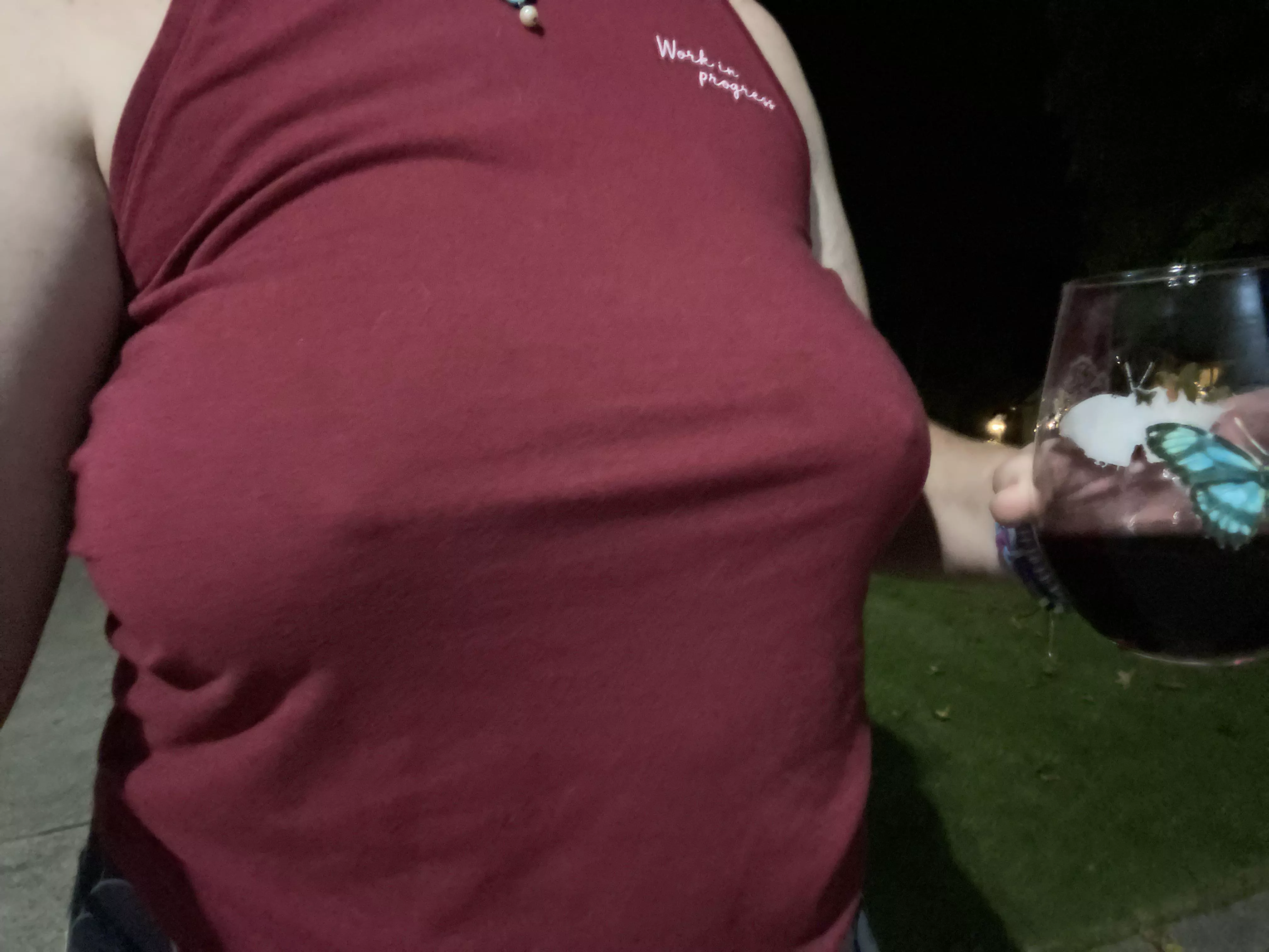 My kitty walks the neighborhood with some Shiraz