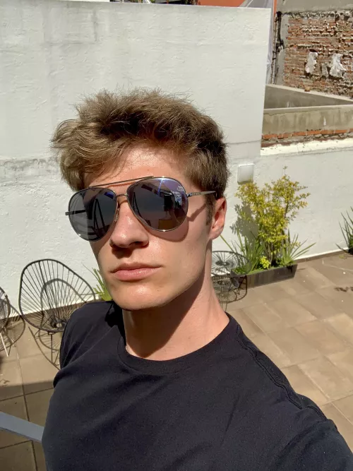 New glasses… ignore the super serious gaze :)