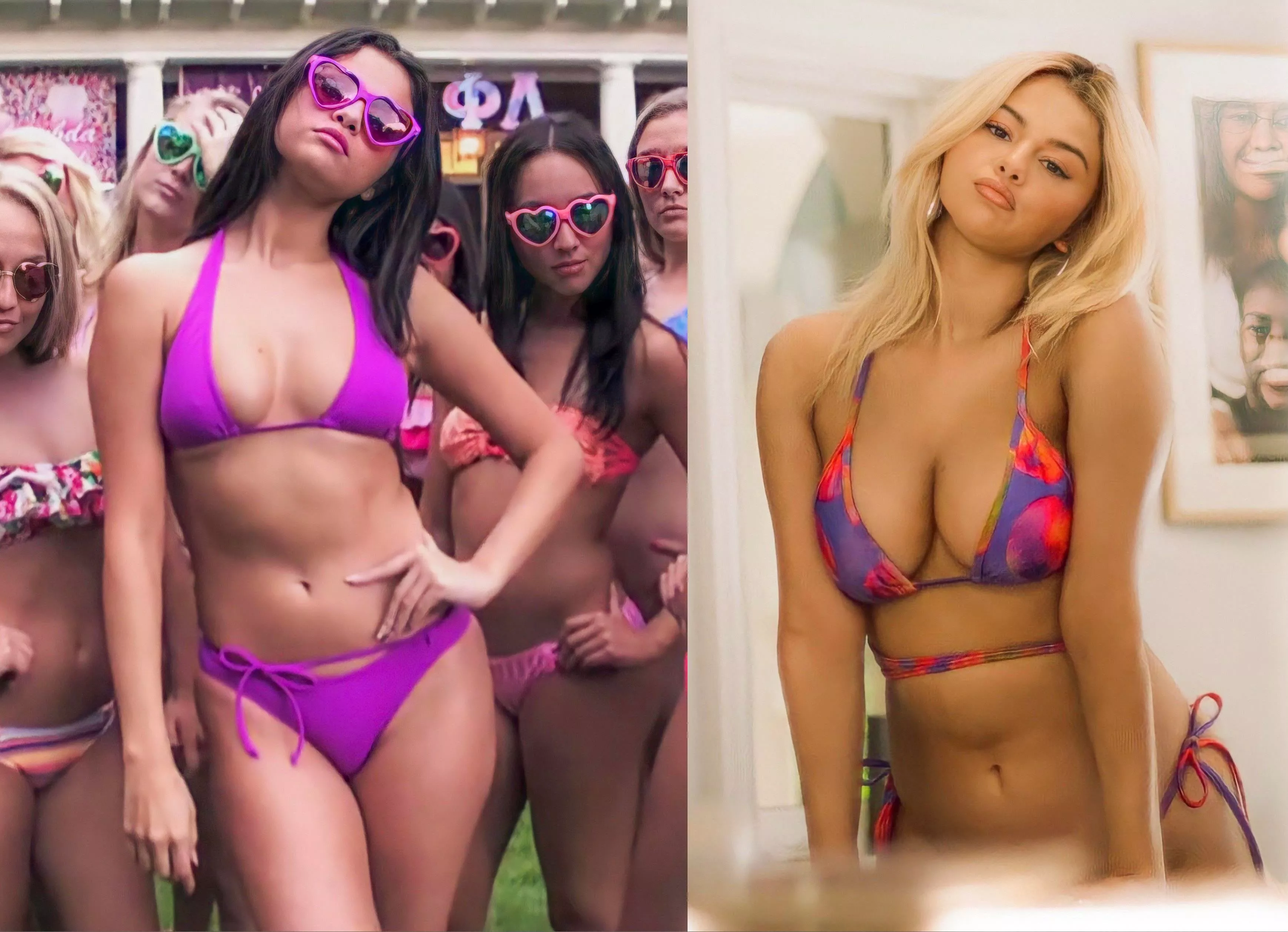 Selena Gomez's tits have gotten huge recently, do you prefer thin or thick Selena?