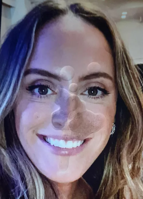 She’s ready for another load on her pretty face