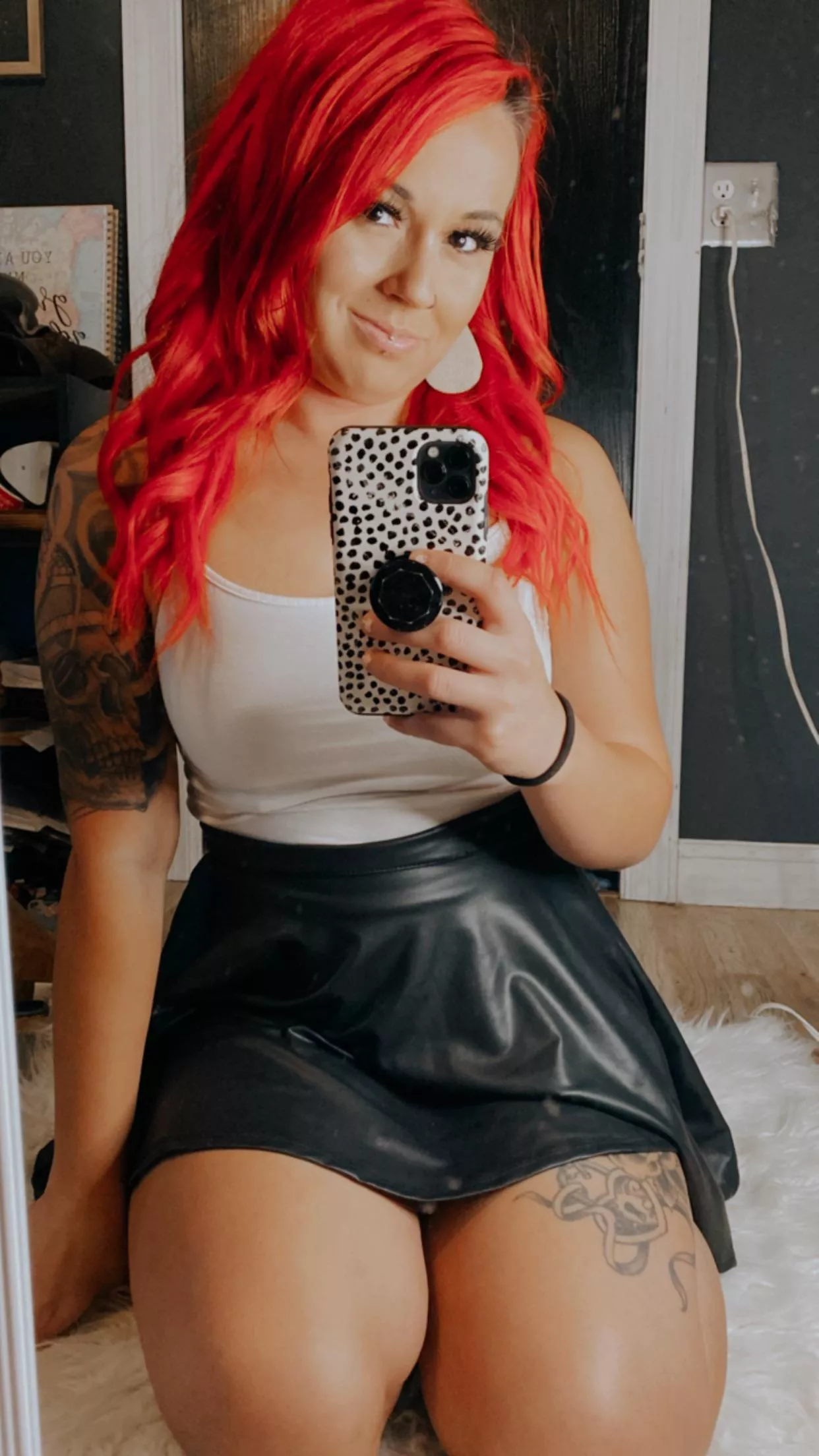 Your favorite inked baddie, ready to drain your cock 💦 Checkout my links in my bio.