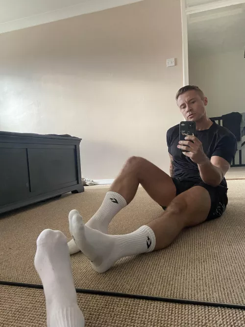 Anyone like chavvy white socks? Size 8. Anyone want them?