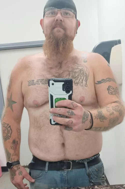 As requested a shirtless picture. enjoy and i love hearing what you think. Dms always open.