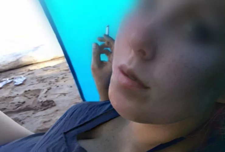 Beach smoking