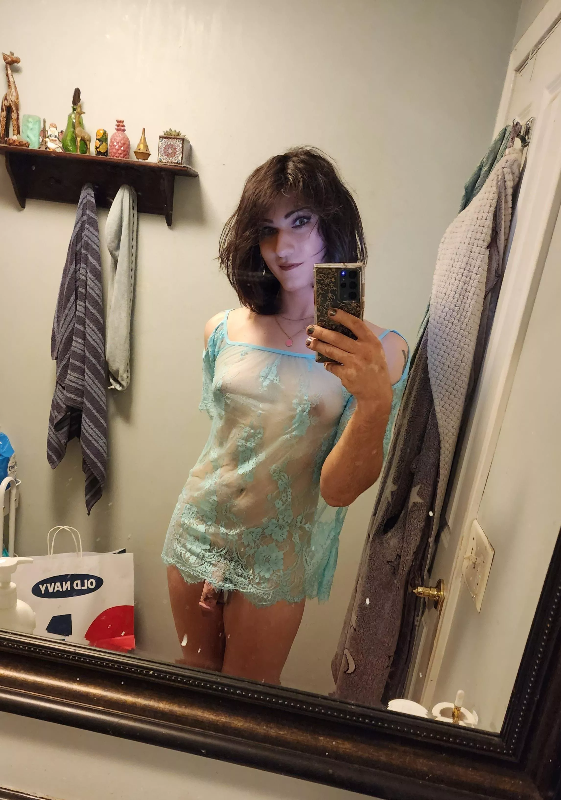 blue nightie
