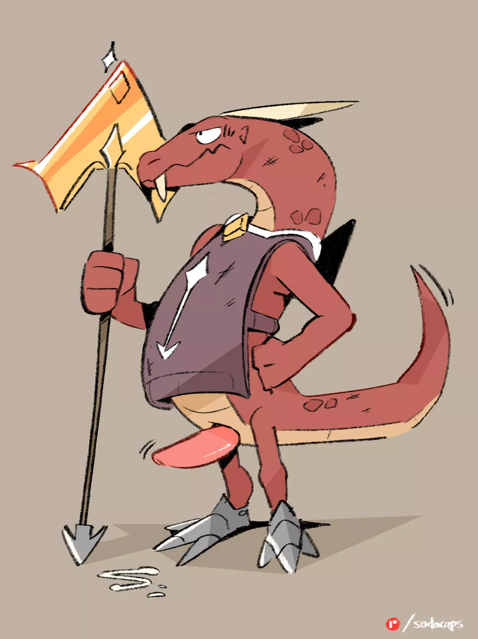 Determined Dragon Guard (SodaaCaps)