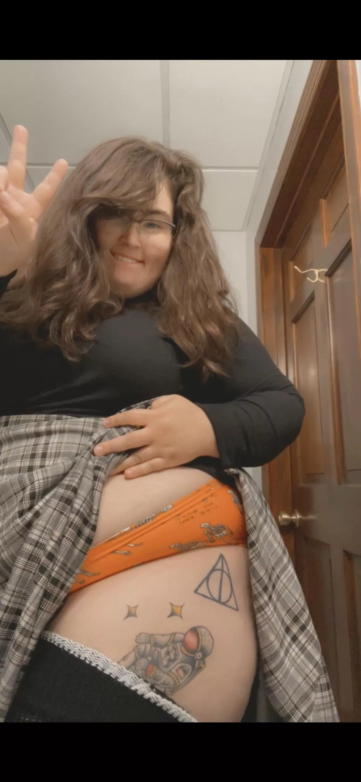 Don’t mind me, I just wanted to show you another one of my Halloween underwear 🥺👉🏻👈🏻