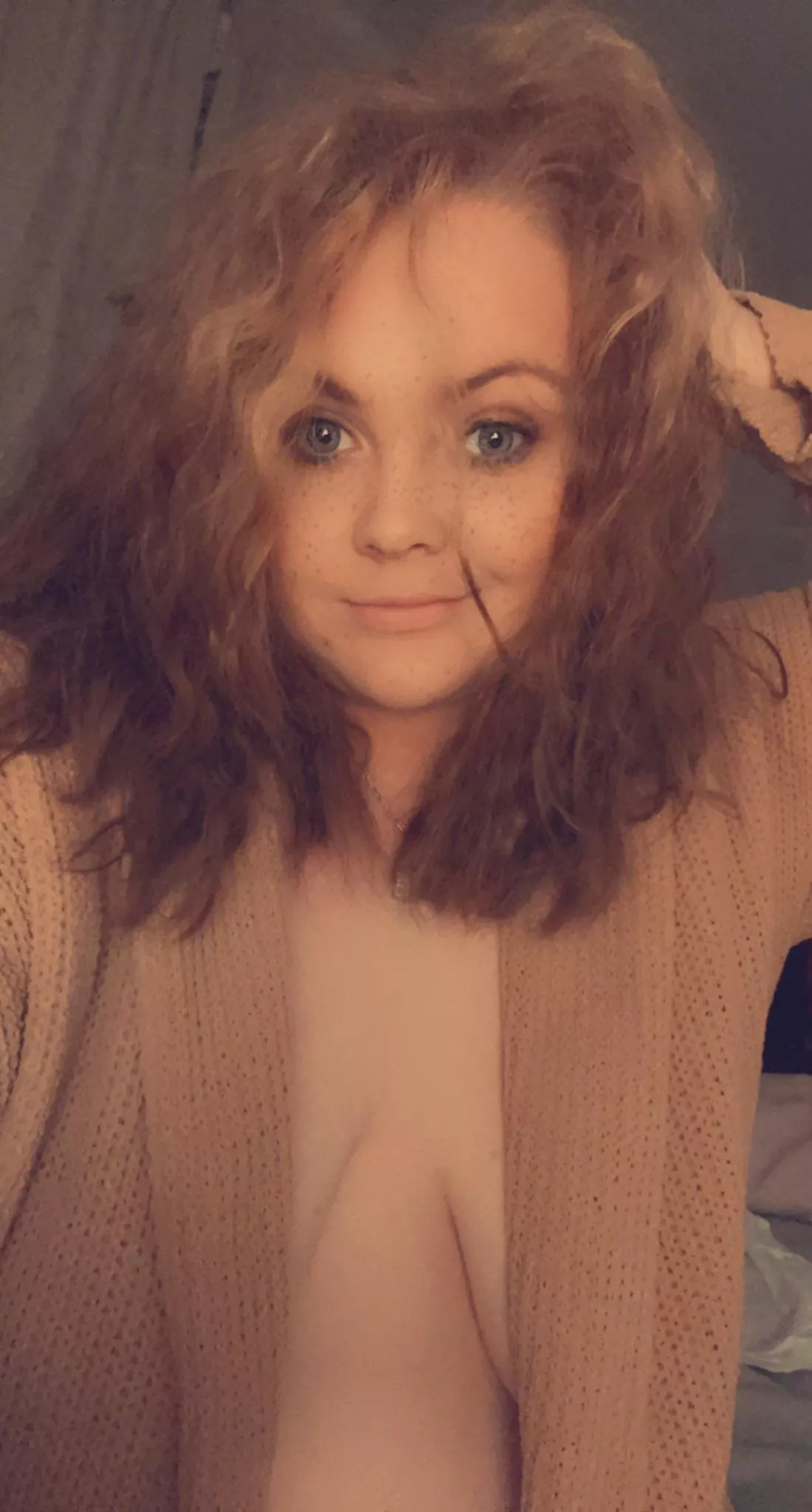 [F] This is the most amount of clothes I’ve worn all day !!