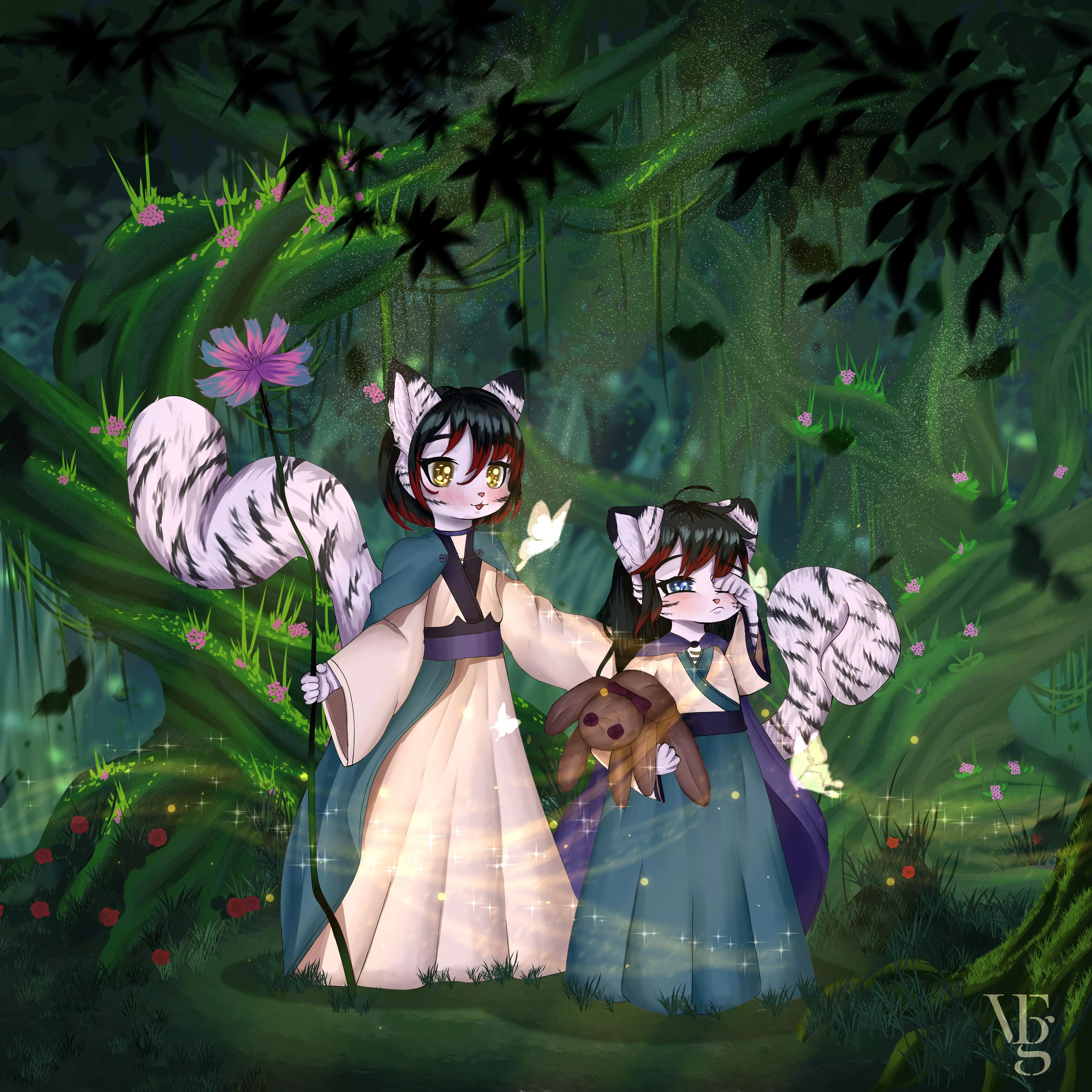 Hello! I have made this drawing for an auction in Germany for the benefit of the little animals, I hope you like it a lot (art by me)