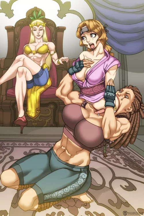 {Image} Fatality? (same size vore, oral vore)