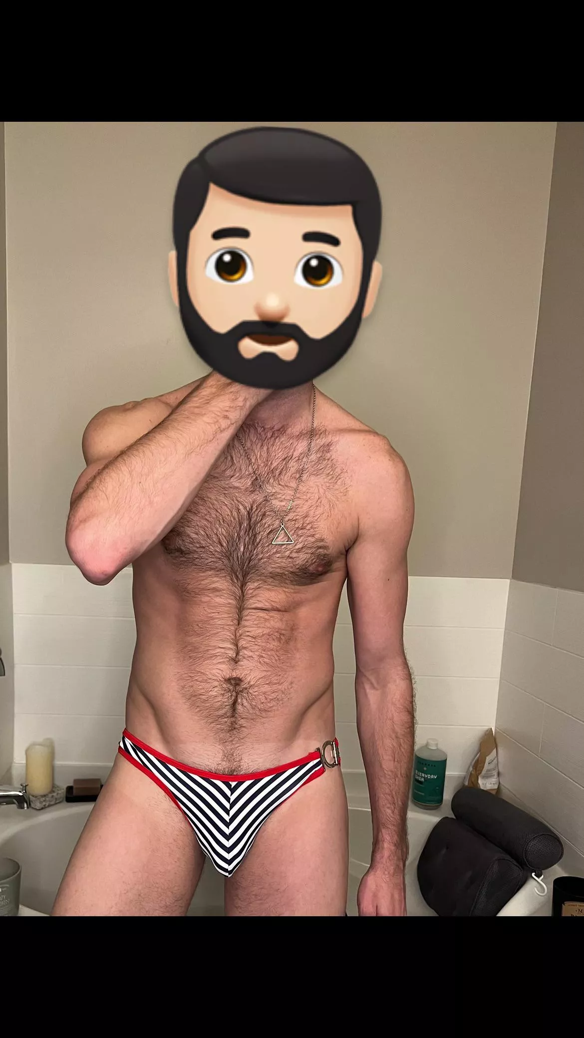 Like if you wanna rub your face against my chest hair