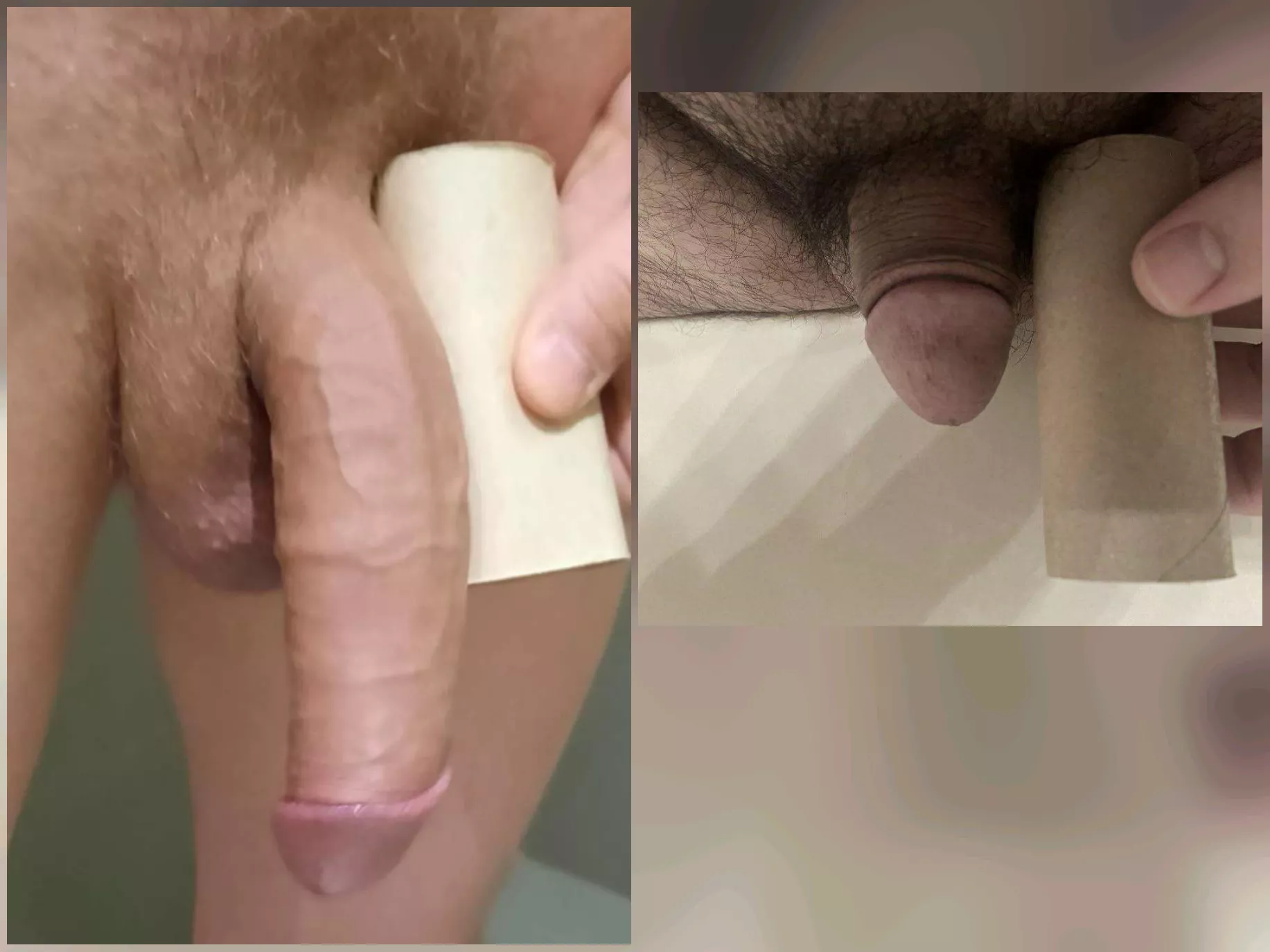 Me vs. u/jay_9488 compared semi hard 😁 I'm 4 times his size, are we even same species