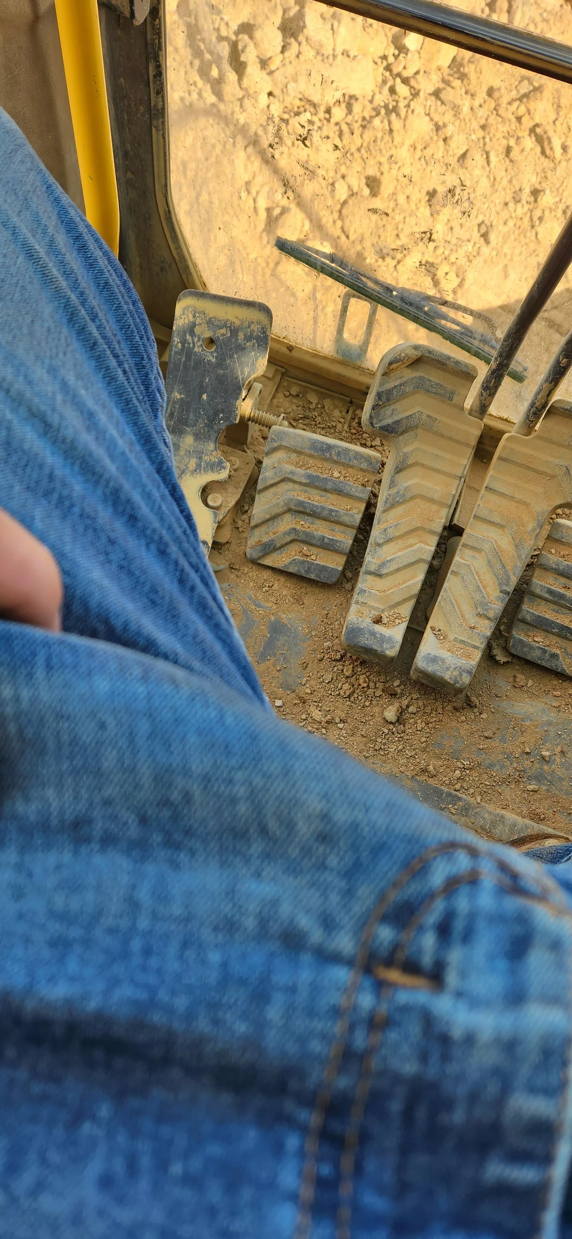 once again hard at work. who wants to sit on my lap and learn how to run a excavator