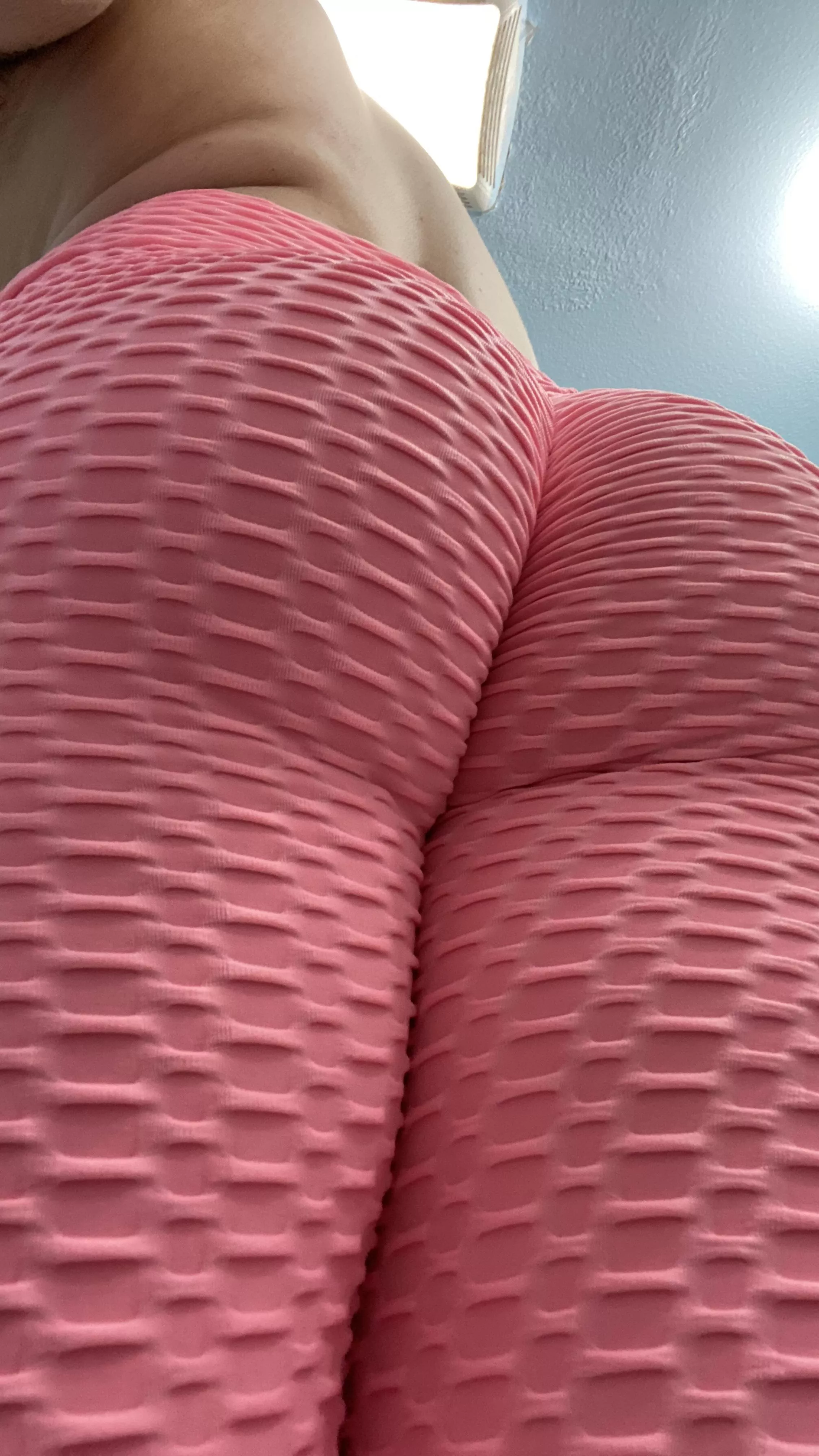 Shirt off, Leggings On