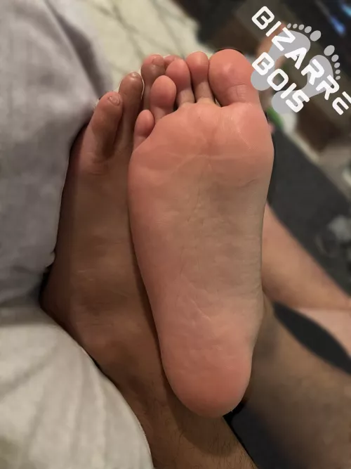 Showering at the end of the day… and getting to massage these beautiful feet. What a way to end the day! #gaysian #couple #feet