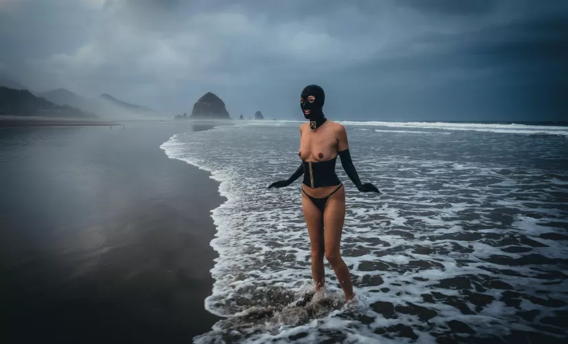 The rubberdoll emerges from the sea, taking its first tentative steps onto the land of BDSM.