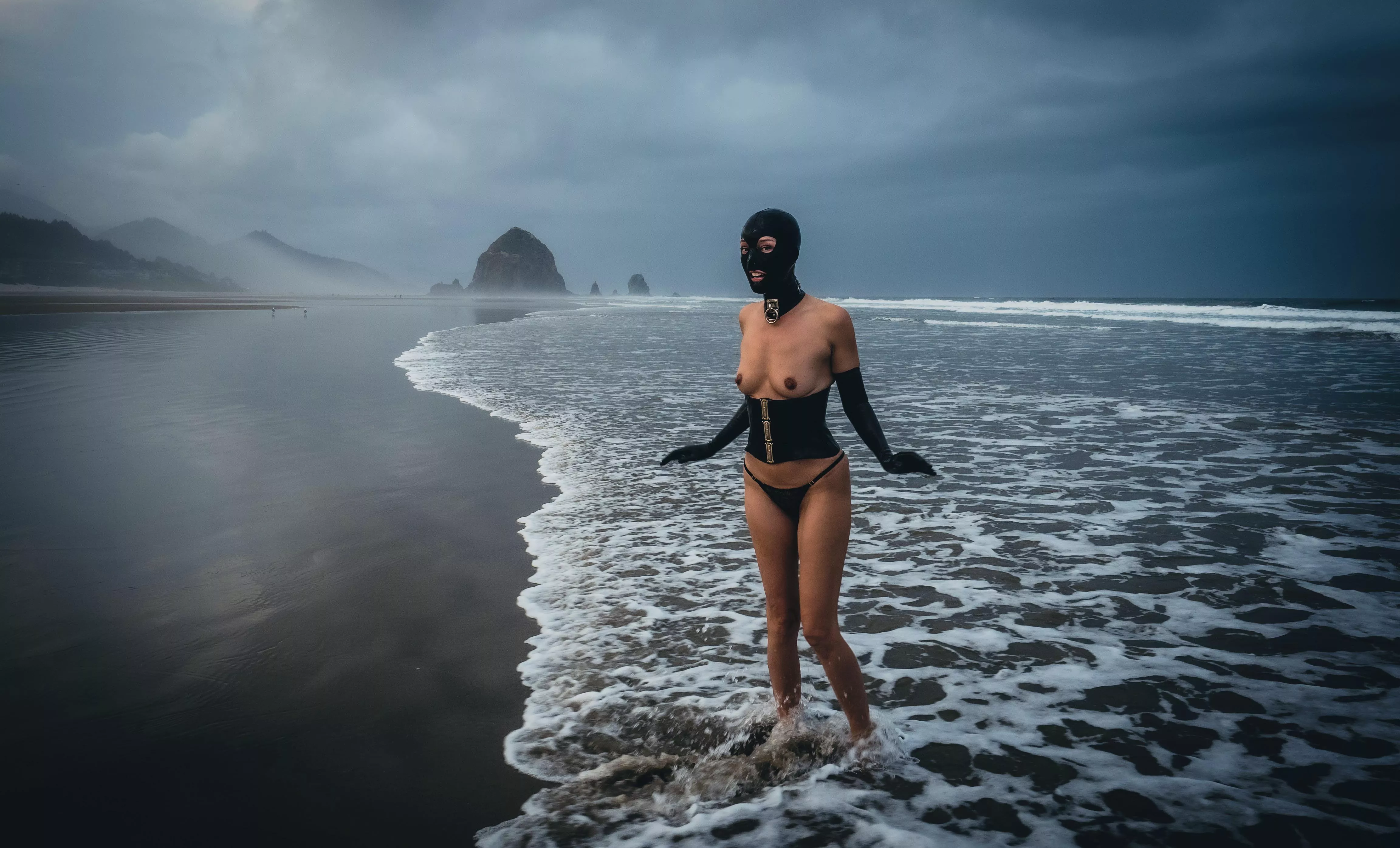 The rubberdoll emerges from the sea, taking its first tentative steps onto the land of BDSM.