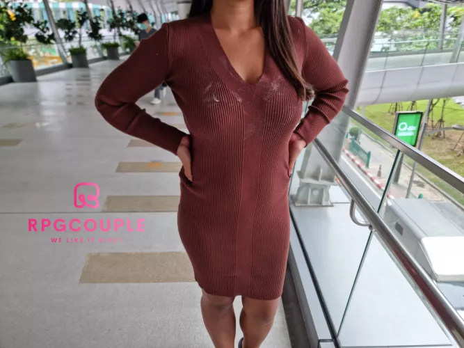 Walking through the mall full of dry cum