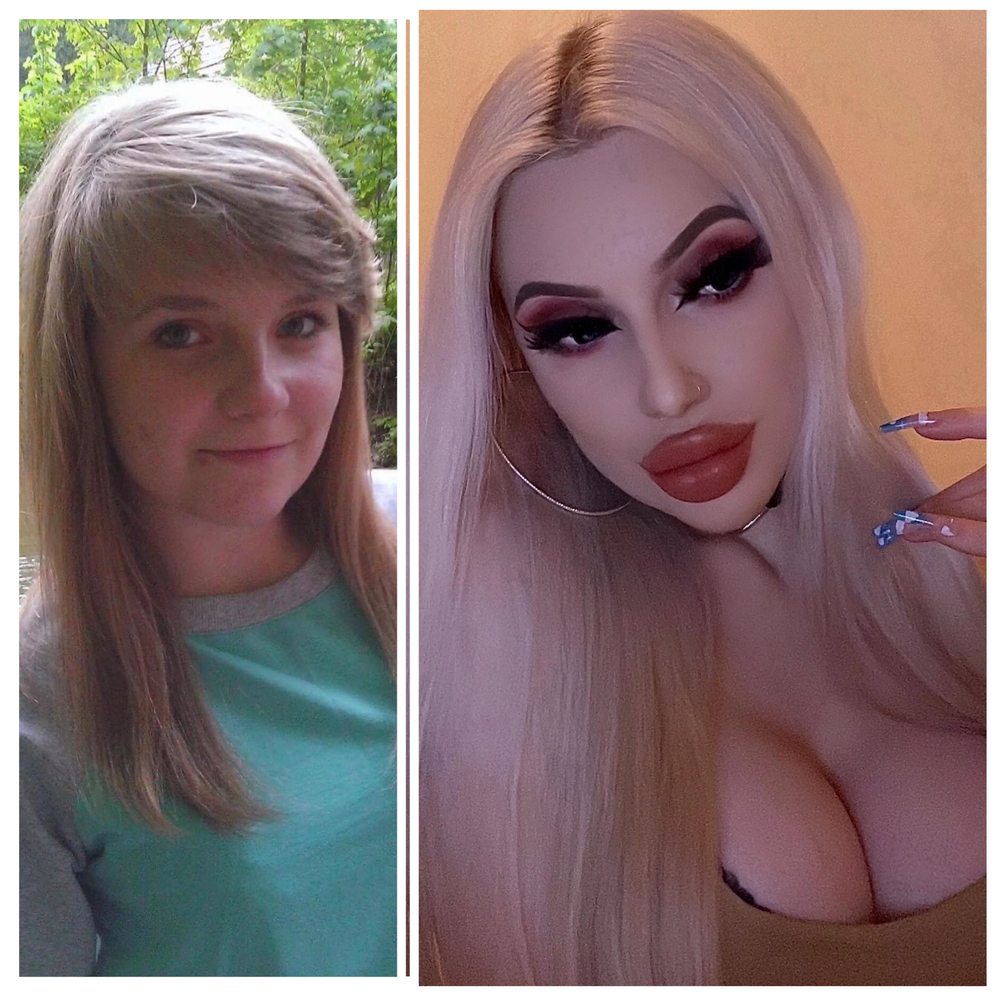 2018 vs 2022😈 kisses