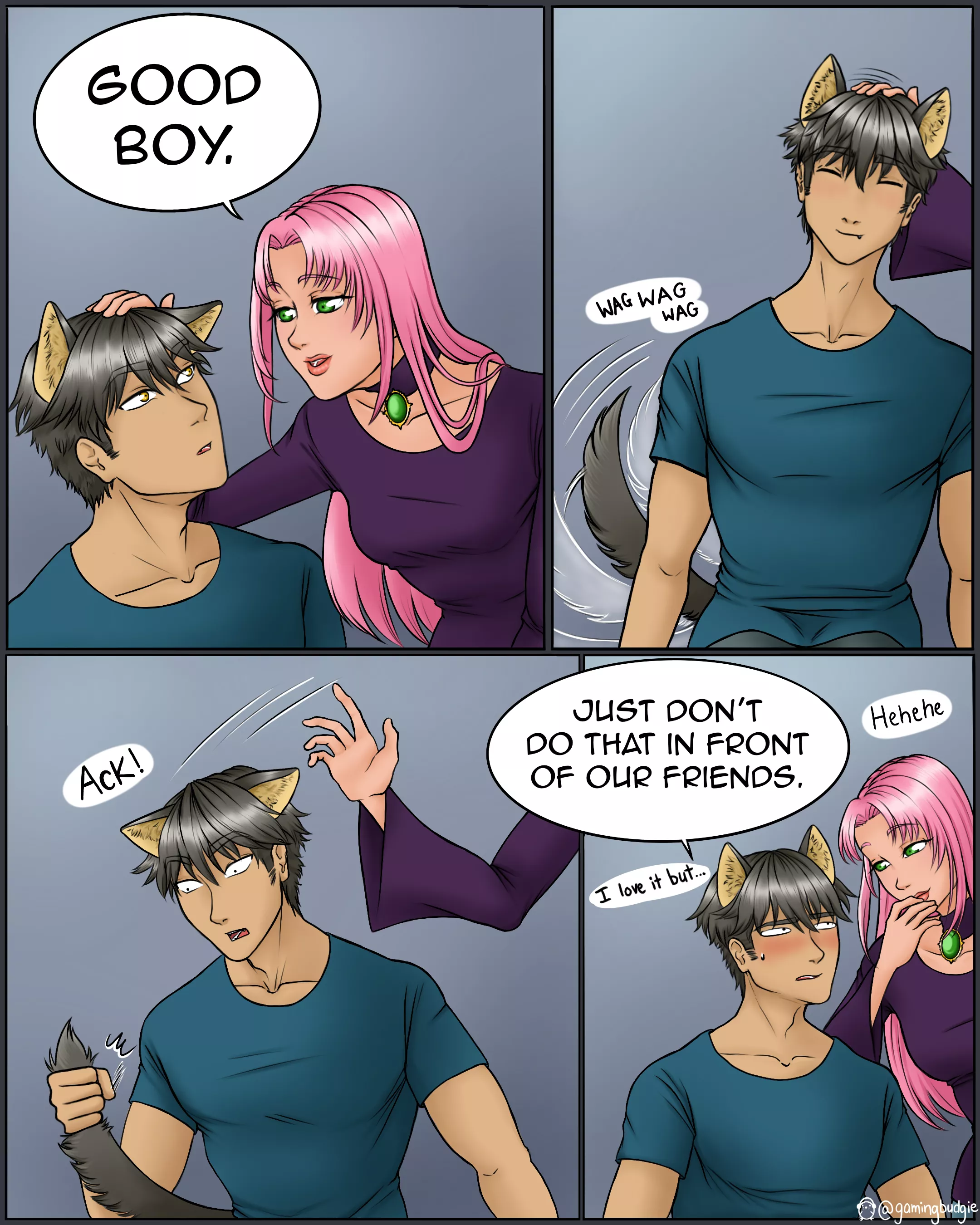 And Damian wondered: Was it the wolf in him or the sub in him that loved it so much? [OC]