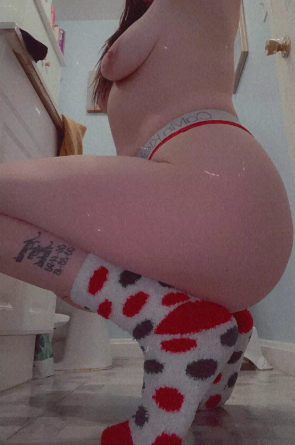 Can’t go wrong with polka dots 24F