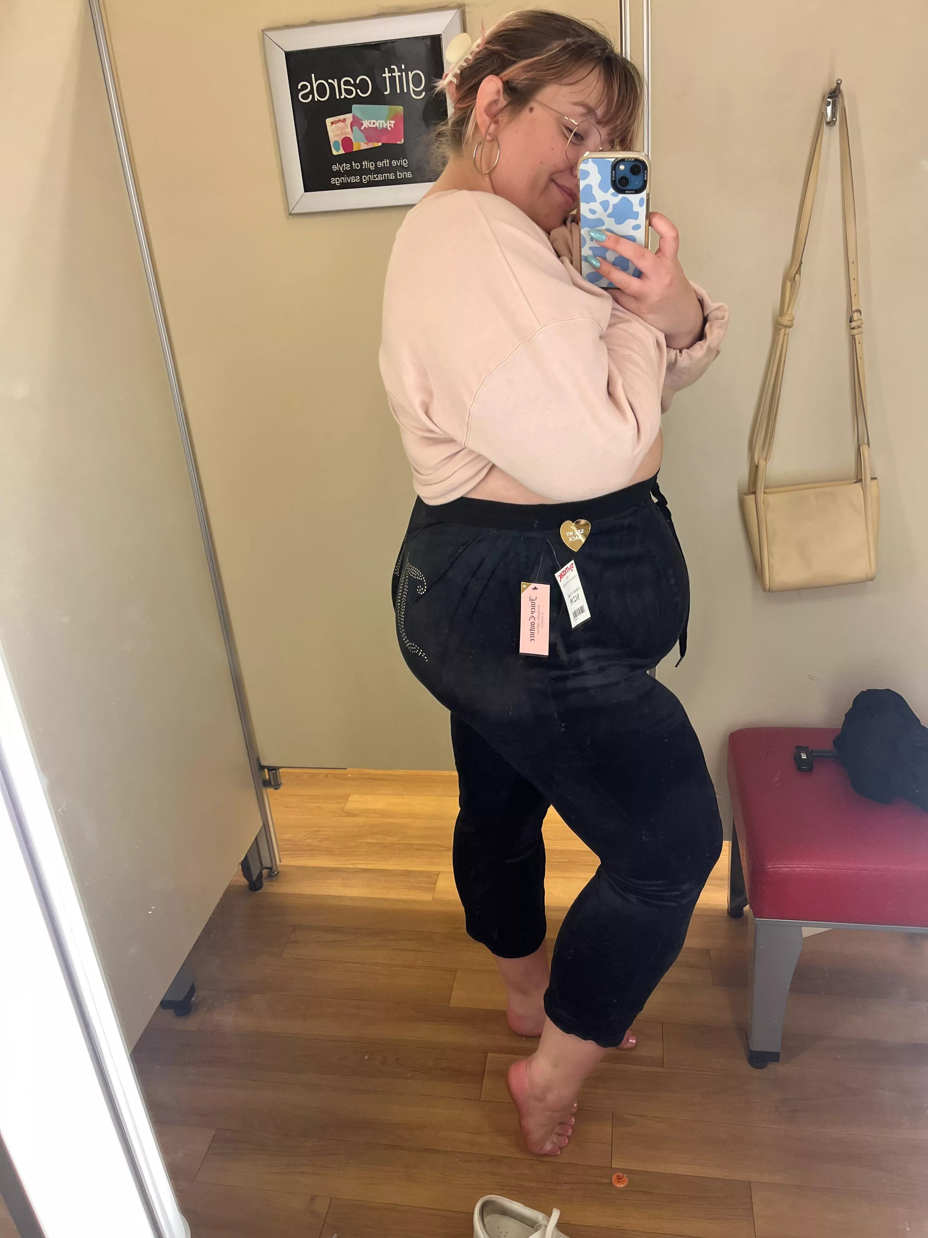 Getting a little too big to buy clothes at the store 🤭
