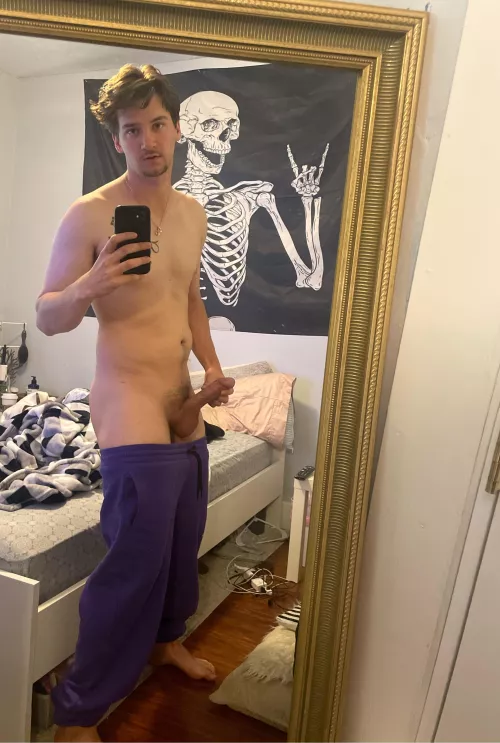 Good morning baby girl. Put your hands on the mirror for daddy and don’t move until you feel a warm rush in your belly