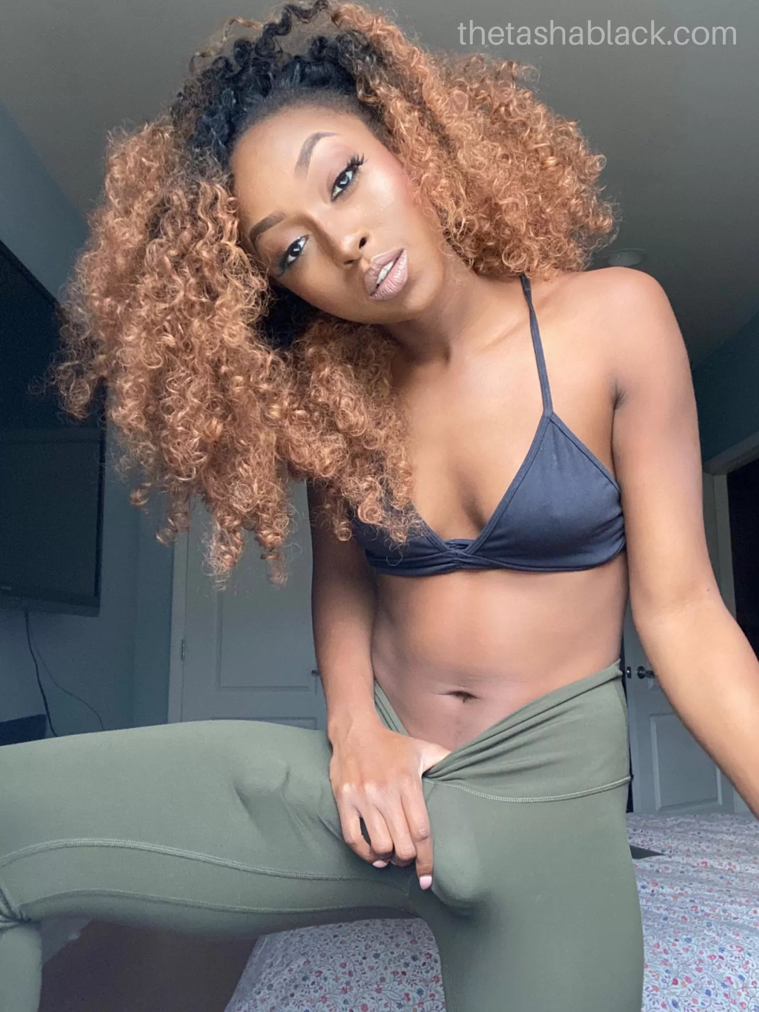 I know you're obsessed, but my eyes are up here.