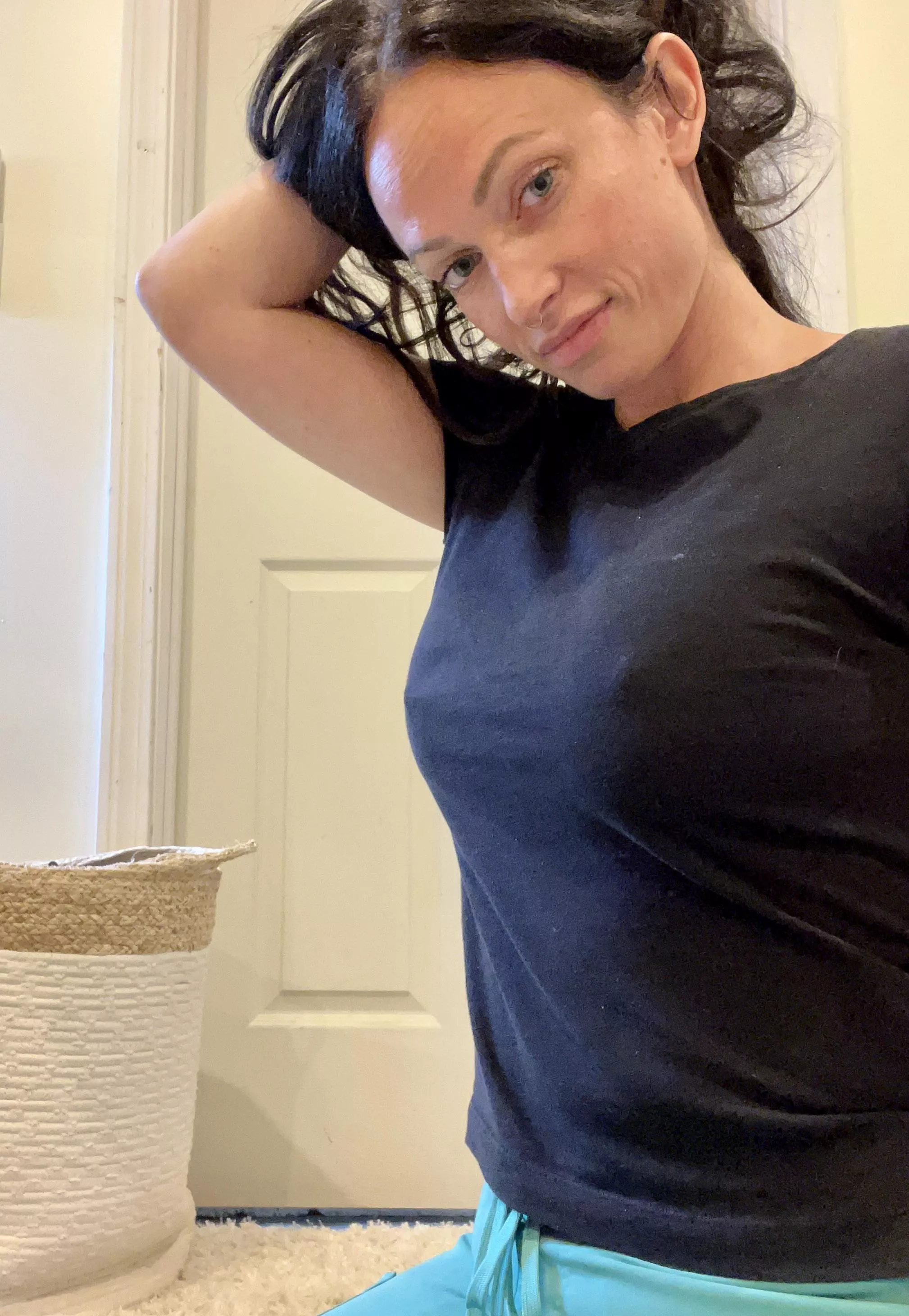 I wonder if the dads at school pick up will notice…