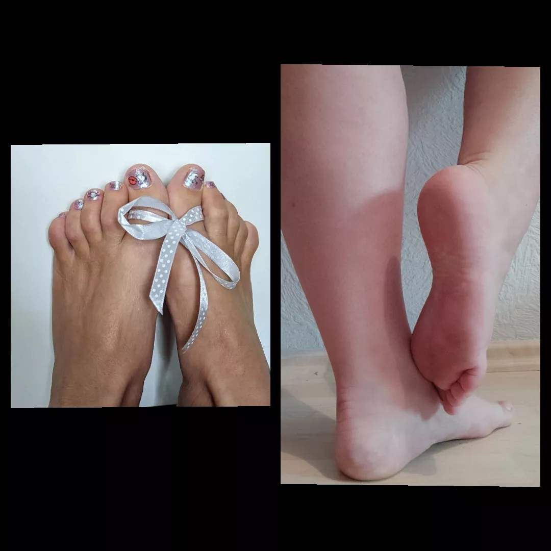 me and sister 💕👣